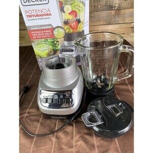 Black & Decker Power Crush 6 Cup Multifunction Blender 700W 4 Speed & Pulse